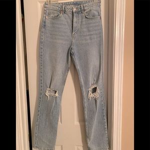 H&M straight vintage Jean. High waist size 8